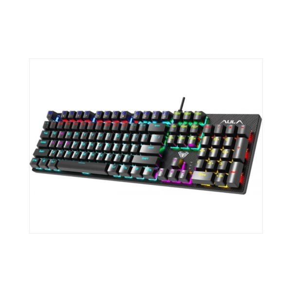 AULA KEYBOARD WIRED MECHANICAL GAMING RETRIBUTION BLUE SWITCH - Слика 3